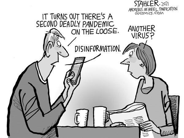 Editorial Cartoon: Disinformation